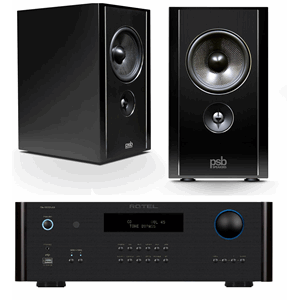 PSB Synchrony B600 Gloss Black+ Rotel RA 1572