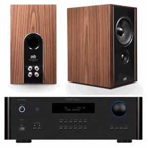 PSB Synchrony B600 WALNUT+ Rotel RA 1572