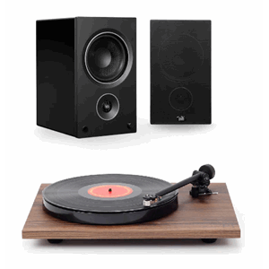 Hifipakke med PSB AM5 Sort + Rega Planar 1 Walnut